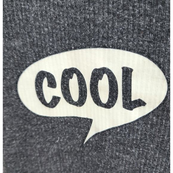 Wildfox Swim Swing Tank Top sz Large Solar Ink Grey Activewear Ribbed Scoop Neck - Picture 4 of 8